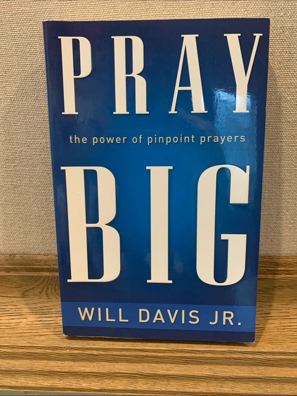 Pray Big by Will Davis Jr. — Blue Inspirational Book